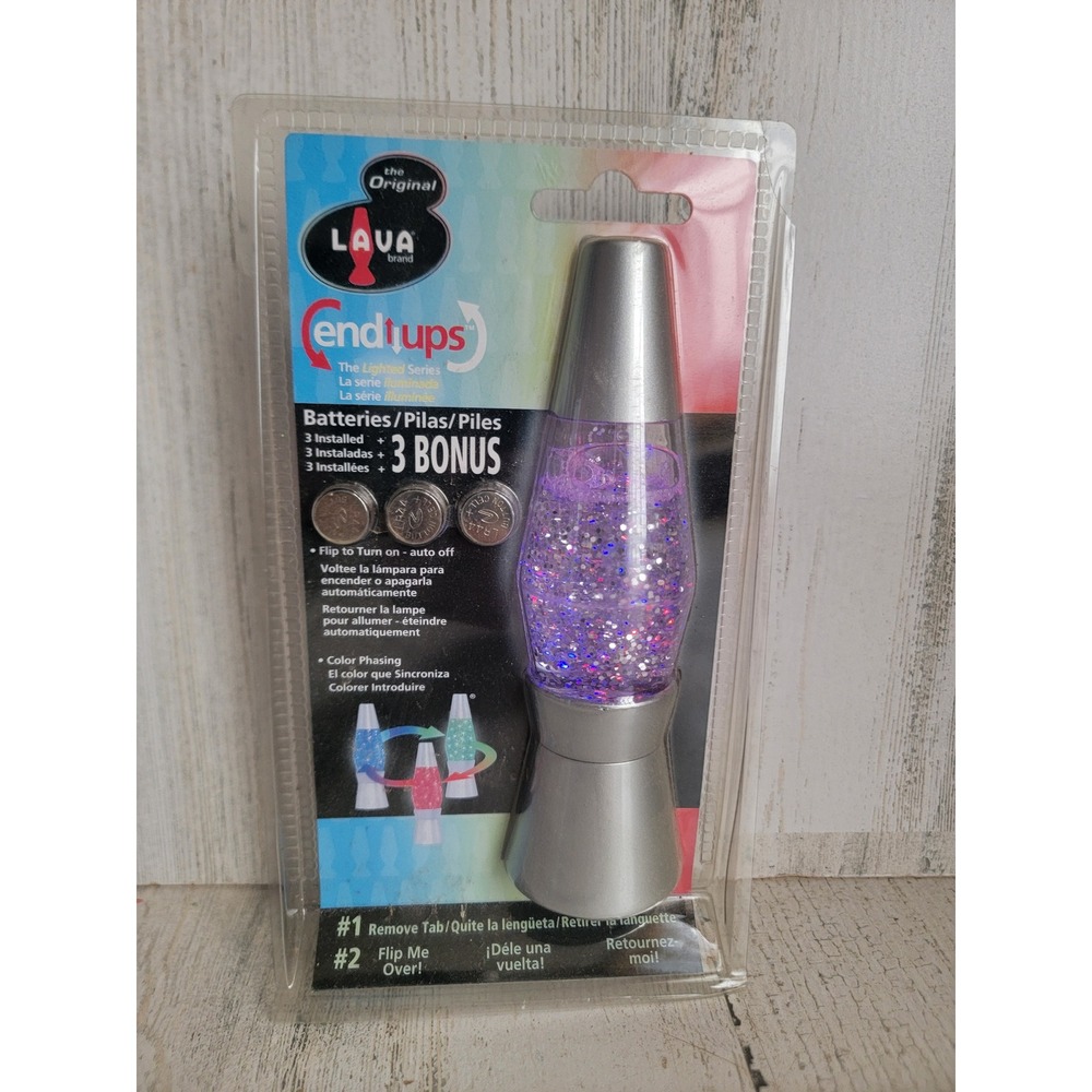 Lava vintage ends up lighted glitter NEW home decor figure unique water